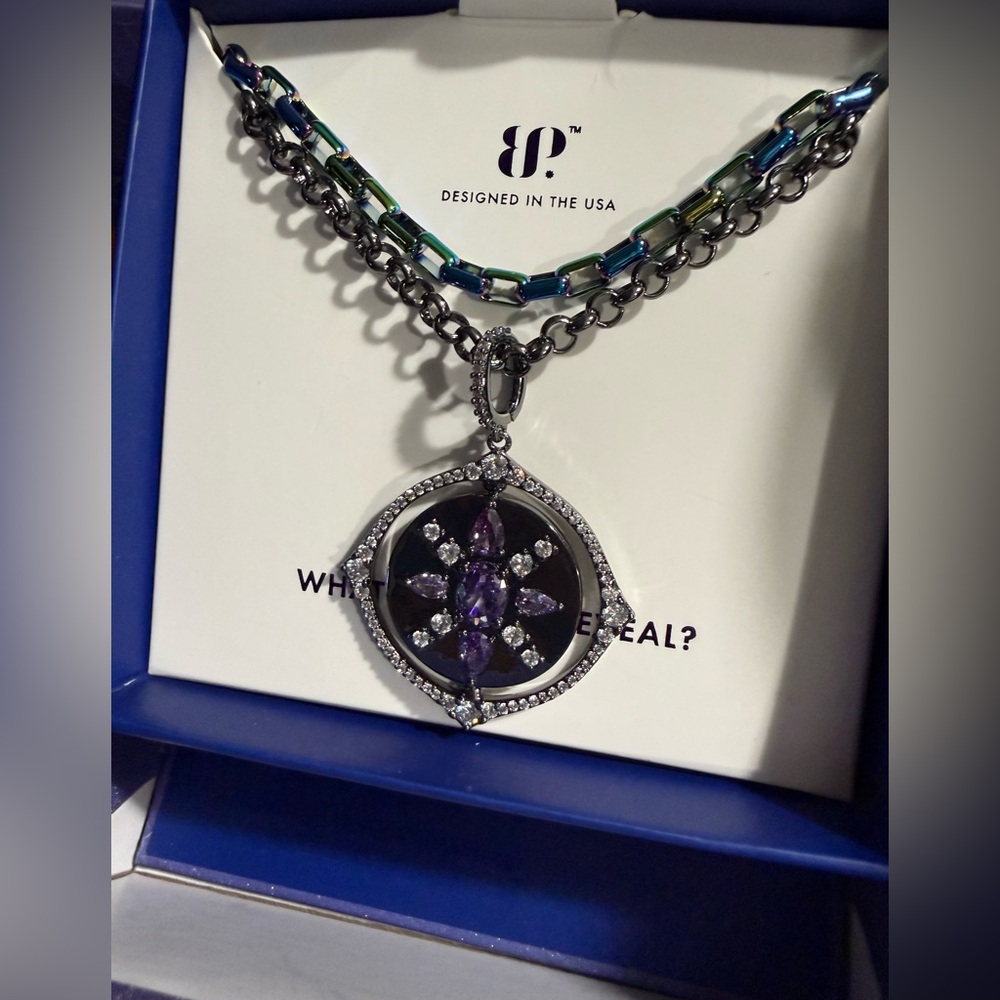 Bomb Party Sirens NK53275 Undersea Dream Catcher Amethyst CZ NIB NWT